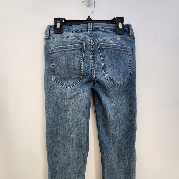 Free People Skinny Jeans Blue Denim Size 24 - Picture 5 of 8